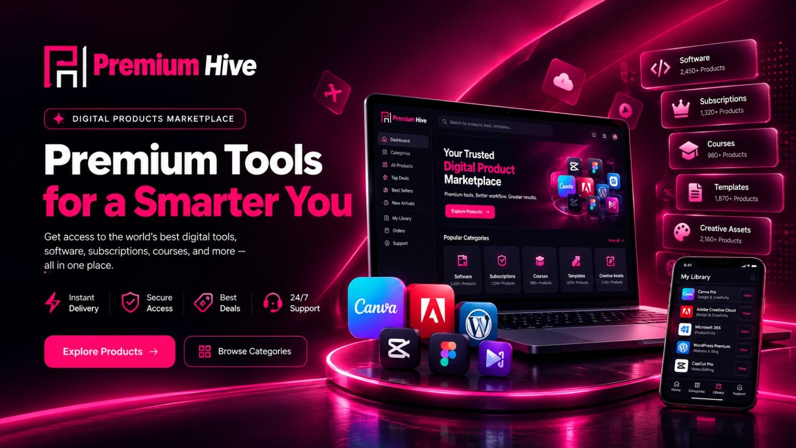 Premium Hive Website Hero Carousel Design (1)